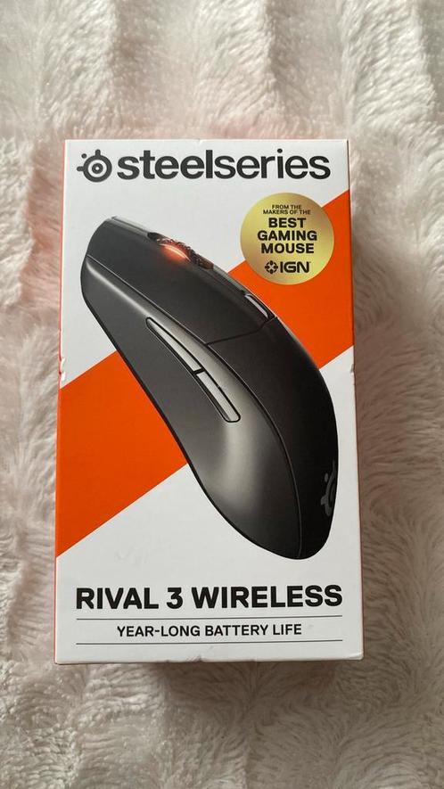 Souris gaming rival 3 wireless(sans file ), Computers en Software, Muizen, Nieuw, Muis, Rechtshandig, Draadloos, Ophalen of Verzenden