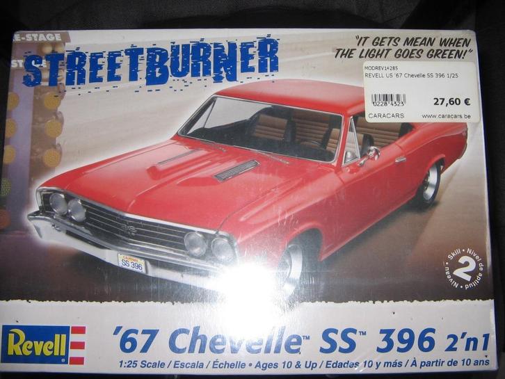 bouwdozen van street burner auto's op 1/25, Hobby en Vrije tijd, Modelbouw | Auto's en Voertuigen, Nieuw, Auto, Revell, Ophalen of Verzenden