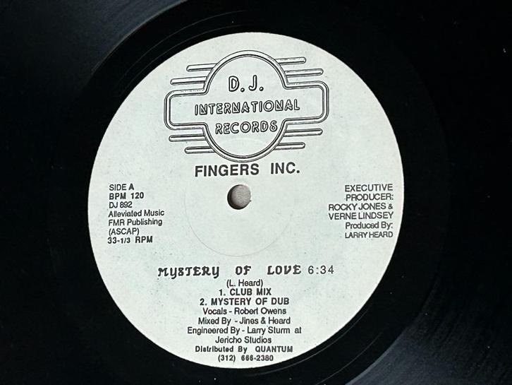 Fingers Inc. - Mystery of love, Cd's en Dvd's, Vinyl | Pop, Gebruikt, 12 inch, Ophalen of Verzenden