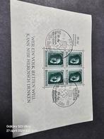 Duitse Rijk 1937 blok 9, Postzegels en Munten, Postzegels | Europa | Duitsland, Ophalen of Verzenden, Gestempeld