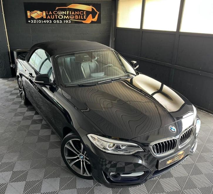 BMW 220dAS Cabriolet 1e eigenaar garantie 12 maanden, Auto's, BMW, Particulier, Te koop, 2 Reeks, ABS, Airbags, Airconditioning