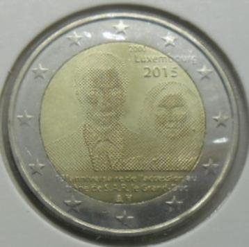 2 euro herdenking 2015 Luxemburg „15 jaar troon”. UNC ! beschikbaar voor biedingen