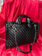 Zwarte handtas nieuw., Handtassen en Accessoires, Tassen | Damestassen, Ophalen of Verzenden, Nieuw, Zwart, Handtas