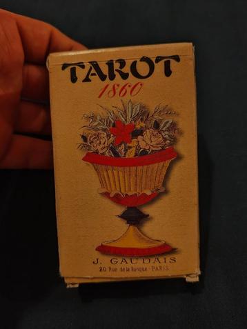 Cartes Tarot 1860 - Jeux complet de 78 cartes beschikbaar voor biedingen