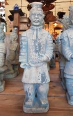 Beelden uit het terracotta leger van China Xian tuinbeeld, Tuin en Terras, Ophalen of Verzenden, Zo goed als nieuw, Steen, Mensenbeeld