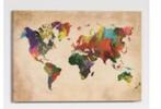 Wereldkaart op doek (Orangewallz ), Enlèvement ou Envoi
