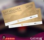 Voucher Qatar Airways (valeurs 1680euros) juin 2025, Deux personnes, Autres types