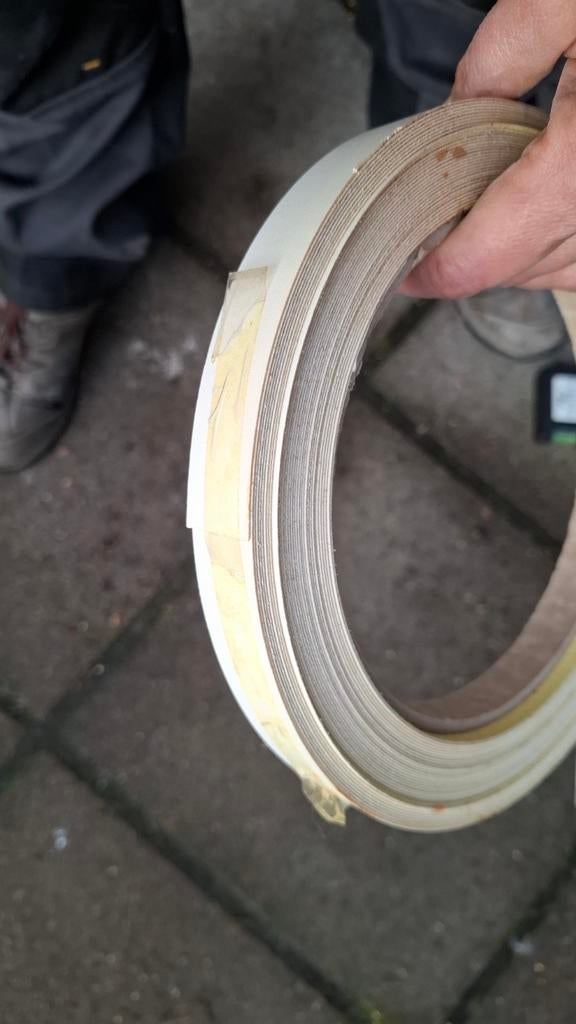 Kantenband 22mm, Ophalen