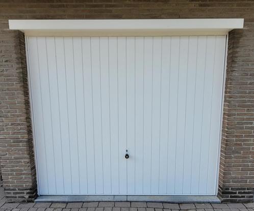 GARAGEPOORT HORMANN IN MERANTI, Doe-het-zelf en Bouw, Deuren en Vliegenramen, Gebruikt, Garagedeur, 200 tot 215 cm, 120 cm of meer