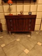Vintage commode ou coiffeuse placages palissandre, Ophalen of Verzenden, Gebruikt, Metaal