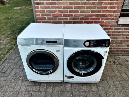 Wasmachine en droogkast Aeg werken perfect beide A+++, Elektronische apparatuur, Wasmachines, Zo goed als nieuw, Voorlader, 90 tot 95 cm
