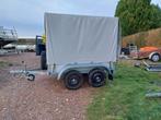 Remorque 2022 avec COC, double essieux aluminium 750kg, Enlèvement ou Envoi, Comme neuf