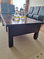 Salon tafel, Ophalen, 100 tot 150 cm, Eikenhout, 50 tot 100 cm