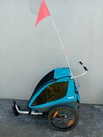 Fietskar Thule Coaster XT 2 kinderen inklapbaar 🚴‍♂️, Pliable, Comme neuf, Enlèvement, Remorque pour enfant