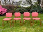 Eetkamer stoelen 4x “IKEA”, Maison & Meubles, Chaises, Comme neuf, Quatre, Enlèvement, Rouge