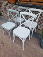 4 landelijke stoelen