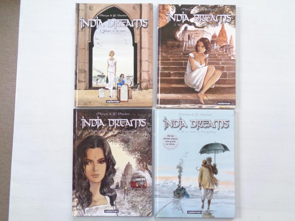 India Dreams - album 1-4  (HC 1e dr. 2002/05), Livres, BD, Enlèvement ou Envoi