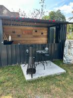 Barcontainer /chalet te huur, Ophalen