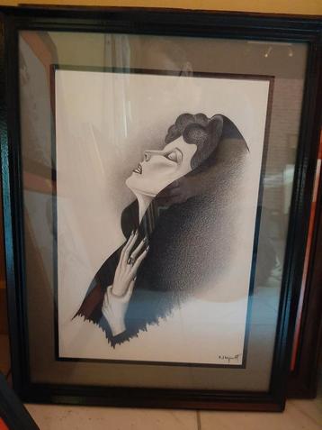 Kunstwerken, tekeningen reeks beschikbaar voor biedingen