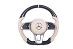 Mercedes leder & carbon sportstuur / stuurwiel 2014-2022, Auto-onderdelen, Besturing, Niet ingevuld, Verzenden, Mercedes-Benz