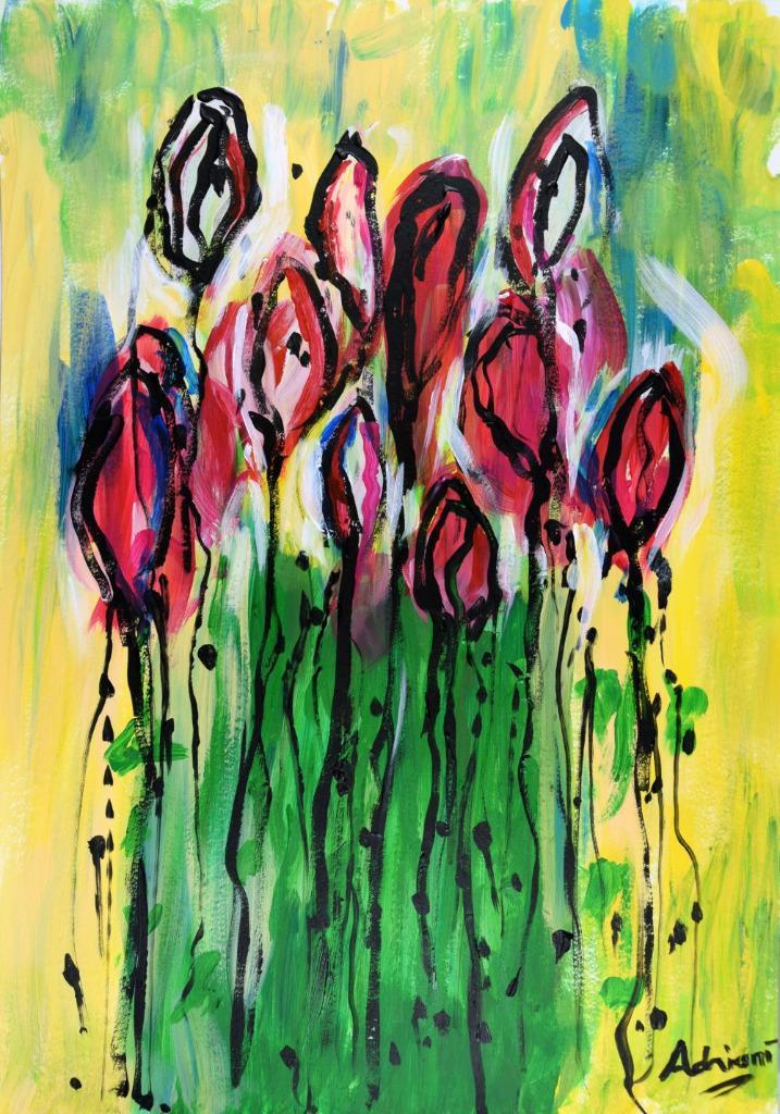 Fine art #2, Antiek en Kunst, Kunst | Litho's en Zeefdrukken, Verzenden