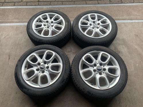 ORIGINELE MINI ONE COOPER VELGEN + BANDEN 195 55 R16 + TPMS, Auto diversen, Dakdragers, Gebruikt, Ophalen of Verzenden