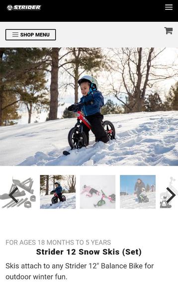 Strider ski-accessoire beschikbaar voor biedingen