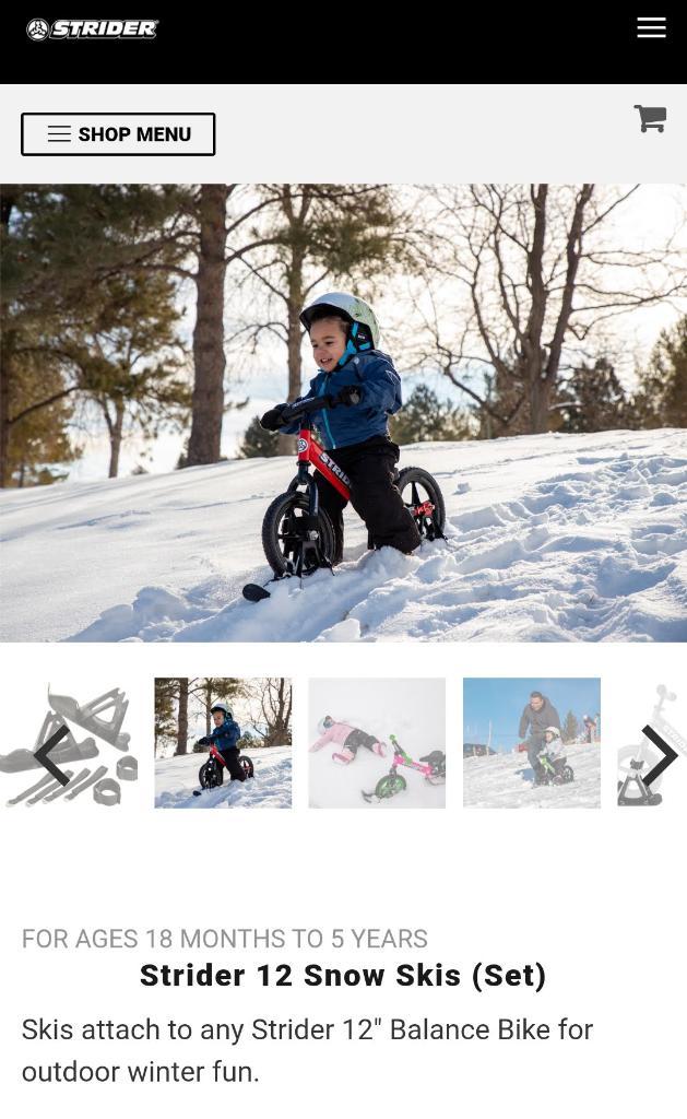 Strider ski-accessoire, Kinderen en Baby's, Overige Kinderen en Baby's, Nieuw, Ophalen