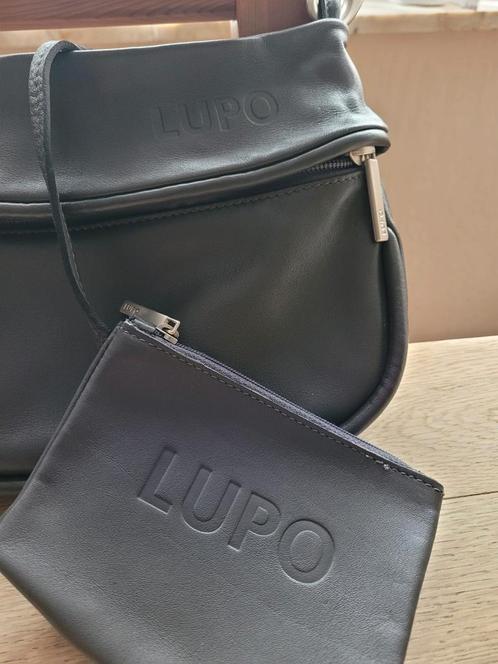 Lupo sac en cuir gris souris, Handtassen en Accessoires, Tassen | Damestassen, Zo goed als nieuw, Ophalen