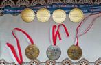 Cinq lot de médailles Championnat d'Europe, Monde et autres, Autres matériaux, Enlèvement ou Envoi