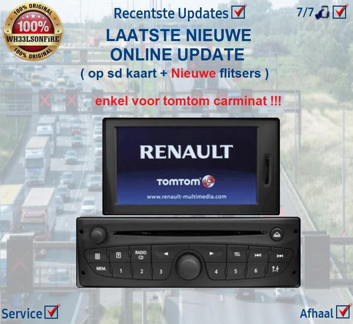 Renault sd kaart  Carminat Versie V11.60 (dec 2025), Computers en Software, Navigatiesoftware, Update, Ophalen of Verzenden