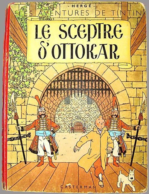 Tintin / Le Sceptre d'Ottokar, Boeken, Stripverhalen, Gelezen, Eén stripboek, Ophalen of Verzenden