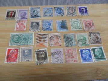 Koninkrijk Italië 25 postzegels van koning Victor Emmanuel I