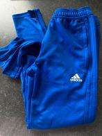 Adidas blauwe trainingsbroek 11-12 jaar maat 152, Blauw, Ophalen of Verzenden, Zo goed als nieuw