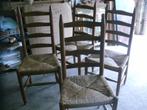 Lot de chaises :, Huis en Inrichting, Stoelen, Vijf, Zes of meer stoelen, Riet of Rotan, Gebruikt, Ophalen
