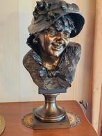Bronzen beeld art deco, Ophalen
