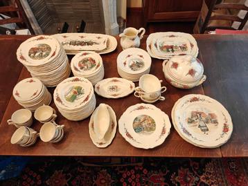Vaisselle 104 pièces « Obernai » – Sarreguemines, Service complet, Poterie, Enlèvement, Utilisé