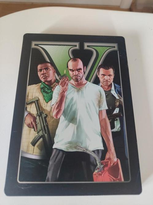 Gta 5 Steelbook Xbox 360 - GTA V Steelbook - xbox- Xbox one., Games en Spelcomputers, Games | Xbox 360, Zo goed als nieuw, Ophalen of Verzenden
