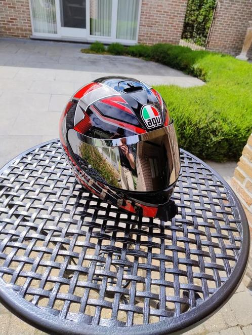 AGV K5 Hurricane 2.0 glasvezel, Motoren, Kleding | Motorhelmen, Heren, Integraalhelm, M, AGV, Tweedehands, Ophalen