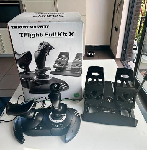 Thrustmaster T.Flight Full Kit X - perfecte staat, Computers en Software, Joysticks, Zo goed als nieuw, Ophalen