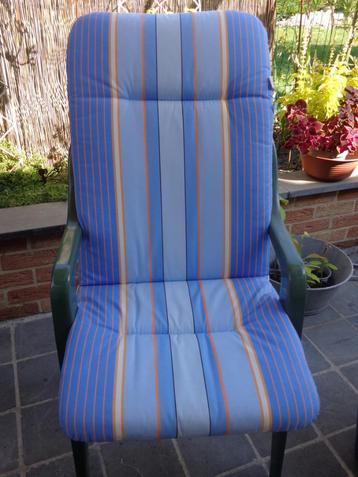 coussin pour chaise de jardin (haut dossier) : NEUF beschikbaar voor biedingen