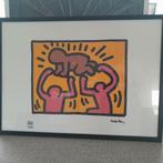 Keith Haring getekend met certificaat, Antiquités & Art, Art | Lithographies & Sérigraphies, Enlèvement ou Envoi