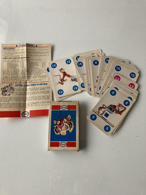 esso speelkaarten " tijgerspel ", Collections, Cartes à jouer, Jokers & Jeux des sept familles, Comme neuf, Carte(s) à jouer, Enlèvement ou Envoi