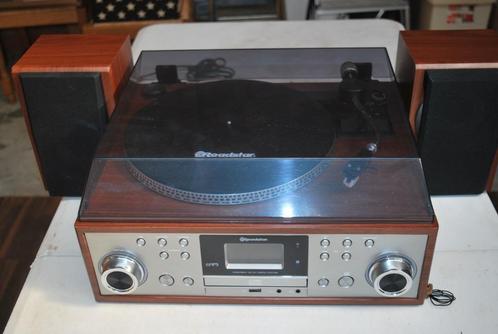 radio - platenspeler - c.d. ROADSTAR hifi-systeem hif 8899, Audio, Tv en Foto, Radio's, Zo goed als nieuw, Radio, Met cd-speler