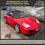 Porsche 996 Turbo Cabriolet 2004 - 35.000 km, Auto's, Porsche, Automaat, Achterwielaandrijving, Beige, Cabriolet