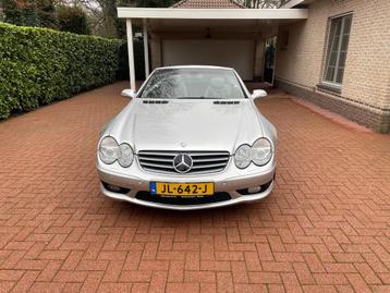 Mercedes Benz SL500, Auto's, Mercedes-Benz, Automaat, Parkeersensor, Zwart, Cabriolet