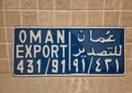 Unieke Oman nummerplaat! Verzamelobject!, Enlèvement