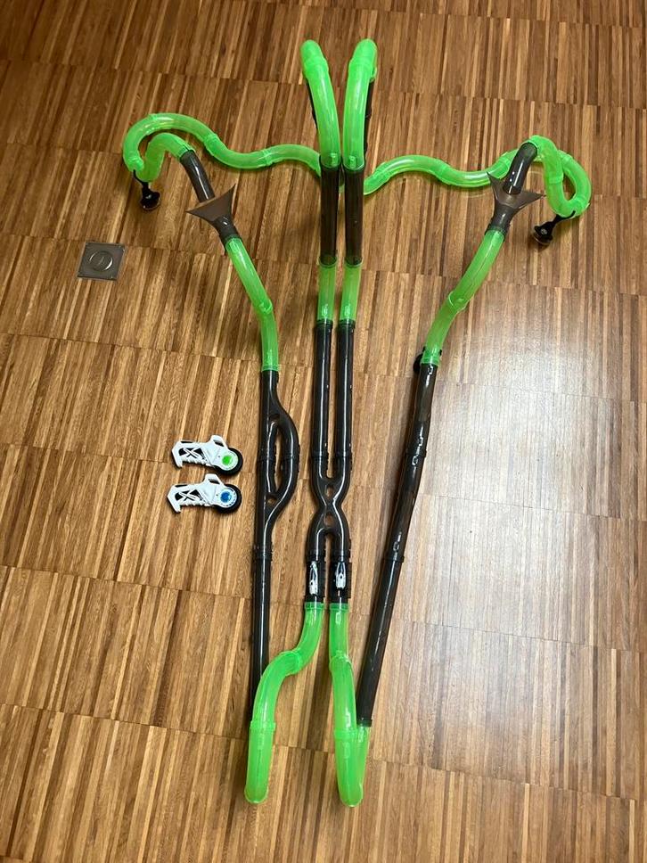 Autobaan ‘Loop Twin Tower’ merk: Exost, Kinderen en Baby's, Speelgoed | Racebanen, Zo goed als nieuw, Racebaan, Ophalen