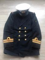 Veste et casquette d'officier Force Navale, Collections, Marine, Enlèvement ou Envoi, Vêtements ou Chaussures