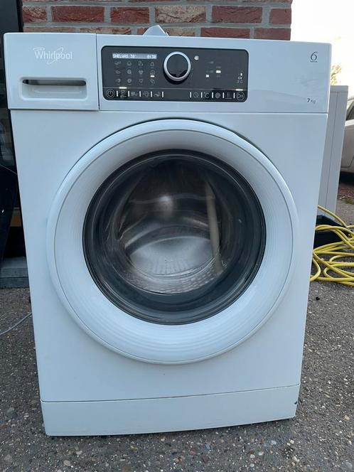 Whirlpool wasmachine, Elektronische apparatuur, Wasmachines, Zo goed als nieuw, Voorlader, 6 tot 8 kg, 85 tot 90 cm, 1200 tot 1600 toeren
